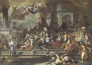 Francesco Solimena Heliodorus Chased from the Temple (mk05) Germany oil painting artist